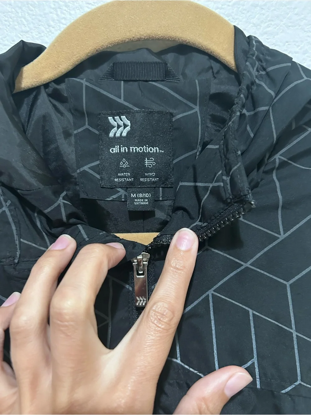 All in Motion target Kids Black Hooded Softshell Jacket